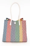 Eco Tote Bag Handwoven From Recycled Plastic 13 Colors Beach Market. Fixed Price $26.99.
