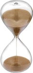 30-MINUTE Hourglass Sand Timer With Brown Decorative Clock. Fixed Price $18.99.