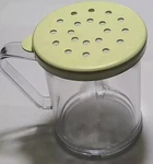 Carlisle 9 Oz Shaker Dredge W/ Cheese Lid (model 426004) New. Fixed Price $16.99.