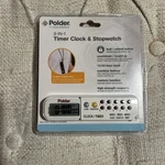 Polder 3-IN-1 Timer Clock & Stopwatch 898-90 Multi Function Tool W/ Lanyard New. Fixed Price $14.95.