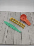 Vintage Tupperware Set 877 885 1299 Mini Funnel Lettuce Corer Toast Grabber. Fixed Price $9.95.