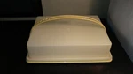 Vintage Tupperware Fresh & Fancy Cake/cookie Carrier 623-622-624. Fixed Price $19.75.