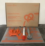 Pampered Chef Ultimate Soft Pretzel Making Set Form Cutter Brush 100073. Fixed Price $17.00.