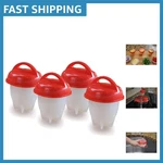 Dishwasher Safe Cooker With 4 Non-stick Cups Perfect Gourmet Eggs At Home. Fixed Price $17.99.
