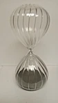 Hourglass Hand Blown Large Swirl Sand 30 Min Timer 10 Inch Tall. Fixed Price $17.98.