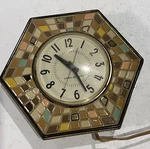 Vintage 1950 - 1960 General Electric Hexagon 2118A Kitchen Clock, Works!. Fixed Price $23.75.