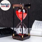 Large Sand 60 Minutes,vintage Wooden Timer,mod. Fixed Price $50.55.