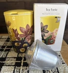 Tea Forte Kati Soleil Ceramic Cup/infuser Basket/lid Open Box. Fixed Price $19.99.