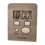 Tylor 5851 Digital Kitchen Cooking Timer Stainless Steel Large Buttons W/clock. Fixed Price $59.99.