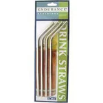 Rsvp Endurance Stainless Steel Drink Straws, Set Of 4. Fixed Price $12.95.