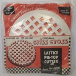 New Vintage Original Criss Cross Lattice Top Cutter Baking Tool Perfect Pies. Fixed Price $11.19.
