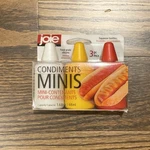 Joie Msc Set Of Three 1.68OZ Condiments Mini Squeeze Bottles With Nozzle Caps. Fixed Price $13.99.