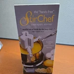 Chef Hands Free Cordless Saucepan Stirrer For Stovetop Adjusts Fit. Fixed Price $29.99.