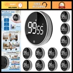 12 Pack Digital Kitchen Timer - Large Led Display, Magnetic, 3 Volumes, Bright. Fixed Price $133.99.