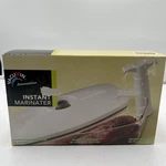 Vacuvin Instant Marinator Vacuum Dish W/ Pump New Open Box Fast Tenderizer. Fixed Price $17.10.