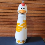 Kamenstein Ceramic Chicken Kitchen Pepper Grinder Mill, Excellent Cond, 9 Tall. Fixed Price $14.79.