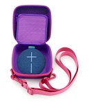 Casematix Purple Travel For Miniroll Bluetooth Speaker & Cable Accessories. Fixed Price $14.99.
