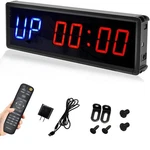 Btbsign Led Interval Timer Count Down/up Clock Stopwatch With Remote Blue+red. Fixed Price $49.81.