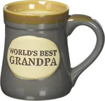 Burton+burton World's Best Grandpa Mug, 4.25-INCH Height, 18 Ounces, Gray. Fixed Price $24.84.