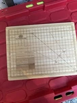 Fred The Obsessive Chef Wood Cutting Board 9X12 Guide Grid *open Box E10. Fixed Price $19.99.