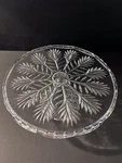 Fifth Avenue Portico Crystal Pedestal Cake/dessert Stand Plate Round Euc. Fixed Price $34.99.