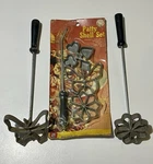 Vintage 1970 Kitchen King Patty Shell Rosette Iron Molds Butterfly Flower. Fixed Price $18.95.