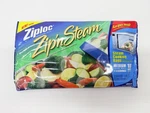 Ziploc 'n Steam Medium Cooking Bags Microwave. Pack Of 10, Discontinued. Fixed Price $14.99.