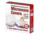 Set Of 5 Microwave Plate Covers With Vents Splatter Guard Lids Kitchen. Fixed Price $12.95.