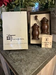 Vintage Mcm Olde Thompson Wooden Salt Shaker & Pepper Mill 6 X 3 Set Nib. Fixed Price $49.99.