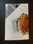 3 Pack Of 2 Everyday Living Turkey Pop-up Timers Cooking Nip. Fixed Price $5.00.
