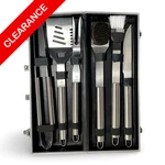 New Heavy Duty Bbq Tool 6PC Set Stainless Steel Aluminum Case. Fixed Price $20.00.