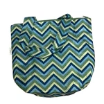 Sachi Insulated Chevron Tote Shopping Bag Blue And Green. Fixed Price $14.12.