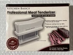 Box Kitchen Basics Professional Meat Tenderizer 48 Stainless Steel Knives. Fixed Price $10.00.