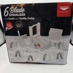 Paderno 6-BLADE Vegetable Slicer Spiralizer. Free Book. Stainless Steel Blades. Fixed Price $19.64.