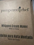 Pampered Chef Whipped Cream Maker Model 100741 Mpn Kitchen Tool. Fixed Price $35.00.