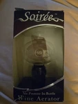 The Soiree Premier In-bottle Wine Aerator Shown. Fixed Price $28.79.