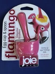 Joie Msc Flamingo Egg Cup & Spoon New. Fixed Price $8.95.