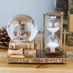 Led Musiccrystal Snow Globe Sand Timer Hourglass,home Decor,tabl. Fixed Price $36.25.
