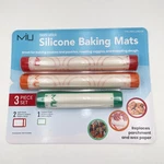 Miu France Silicone Baking Mats 3 Piece Set Multicolor Non Stick Oven Safe Nsf. Fixed Price $12.99.