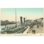Boulogne-sur-mer, France English Mail Steamer Wharf Postcard (POS580-). Fixed Price $10.00.