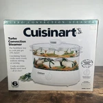 Cuisinart Turbo Convection Steamer Quart TCS-60 Vegetable Rice Cooker. Fixed Price $129.99.
