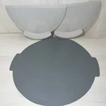 Pampered Chef #1717 Silicone 13" Round Bakers Mat & #2125 Lift Serve Mover. Fixed Price $18.00.
