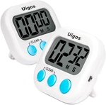 Uigos Digital Kitchen Timer Ii 2.0, Big Digits, Loud Alarm - (2 Pack). Fixed Price $10.55.