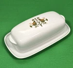 Noritake Hermitage 6226 Covered Butter Dish Birds Floral Japan Vintage 60S 70S. Fixed Price $24.99.
