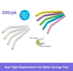 Dental Tight Air Water Syringe Tips (seal Replacement), White 200/PK. Fixed Price $49.95.