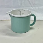 Vintage Martha Stewart Kitchenware 4 Cup Enamel Measuring Teal Turquoise. Fixed Price $12.00.
