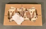 Pottery Barn Cheese Markers Boxed Set Bleu Brie Gouda Cheddar Parmigiano Vre. Fixed Price $18.00.