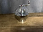 Peugeot Tidore Nutmeg Grinder Acrylic Orb 4.25" Made France Kitchen Gadget. Fixed Price $22.00.