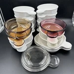 Corning Ware Grab-it Bowls Plates Pyrex Lids White Amber Cranberry By The Piece. Fixed Price $11.00.