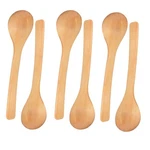 6 Pcs Small Wooden Kitchen Cooking Condiment Utensil Coffee Teaspoon. Fixed Price $8.84.